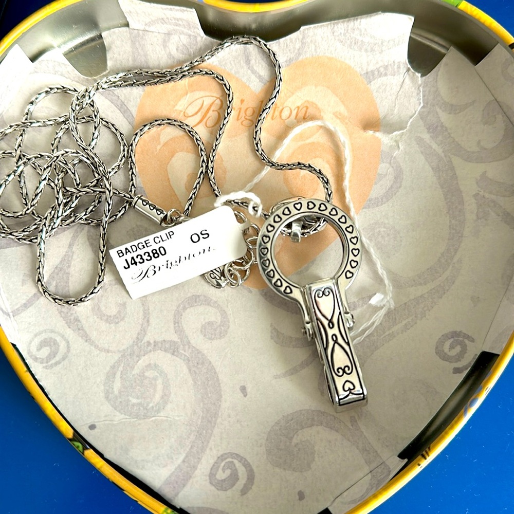 Brighton badge clip